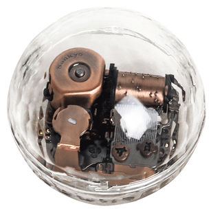 透明球形音乐盒发条八音盒创意女生日礼物国际歌送同学男友