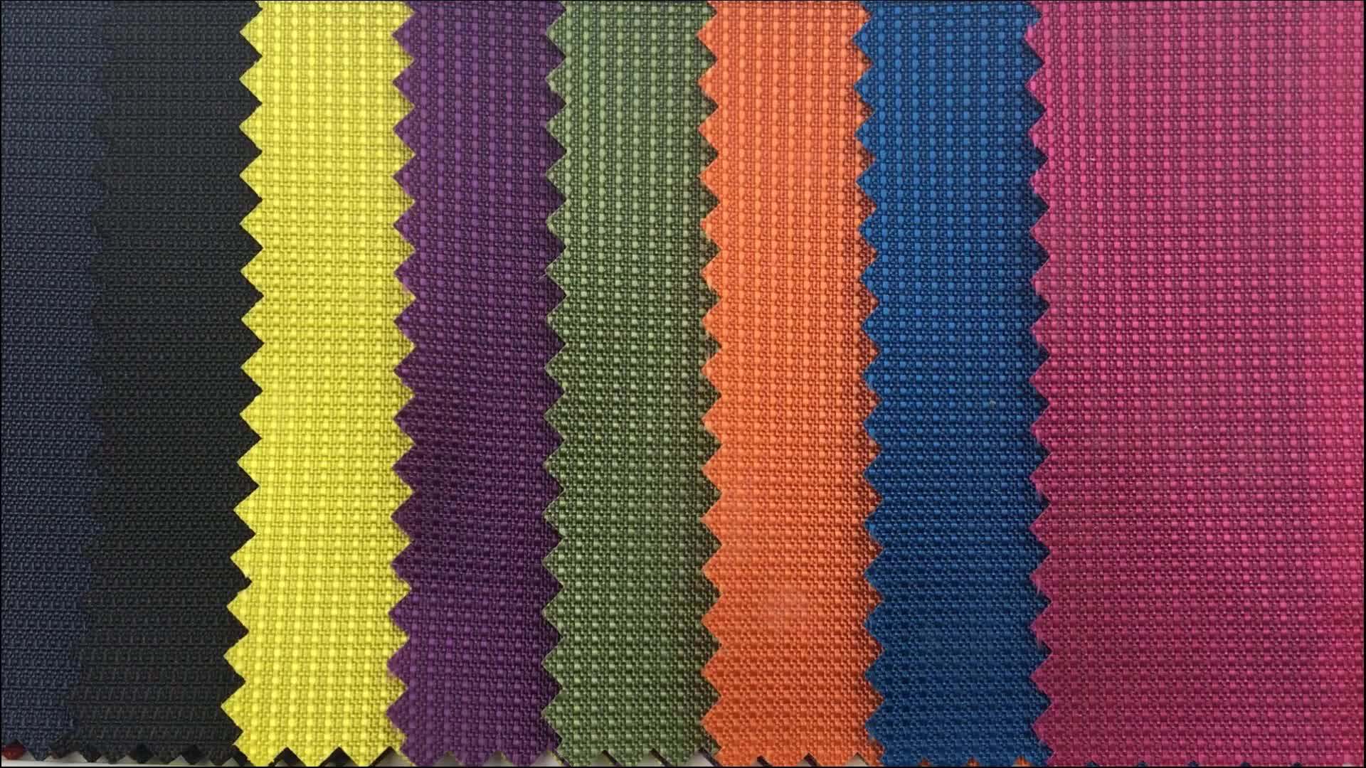 600d Beautiful Pearl Dot Jacquard Pattern Nylon Fabric With Pu Coated