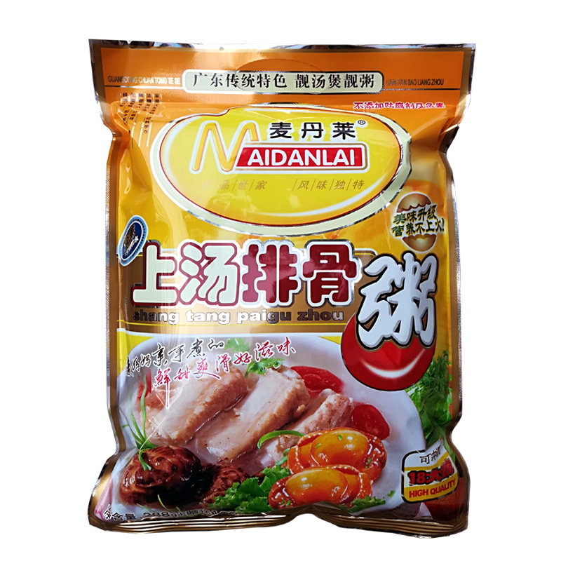 干贝皮蛋袋装咸味冲泡早餐粥