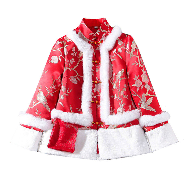 唐装女装中国风上衣气质新年拜年服大人夹棉加厚新中式旗袍小袄女