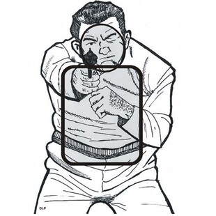 标靶R46部队射击半身靶劫持人质持枪靶纸训练比赛专业用靶纸打靶