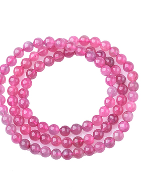 一物一图佛珠碧玺天然粉色手链女