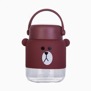 韩国可爱便携玻璃杯创意男女学生水杯小萌迷你随手杯韩版情侣杯子