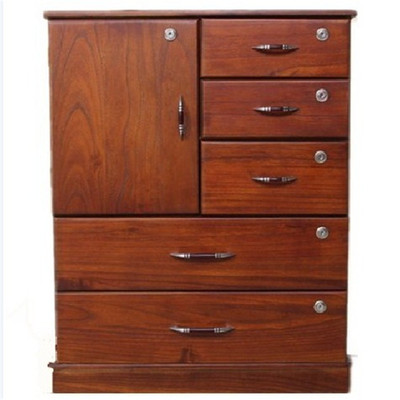 实木办公室抽屉式收纳落地文件柜