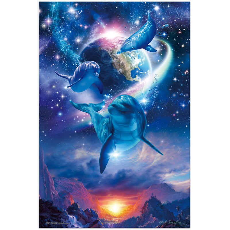 【现货包邮】日本EPOCH 1000片 13008 夜光 成人拼图 宇宙的礼物