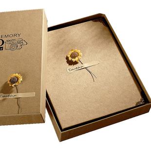 相册本定制手工制作粘贴式牛皮纸成长记念小学生diy活页材料礼物