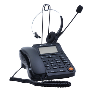 白恩BN610耳机耳麦电话机呼叫中心客服外呼话务头戴客服办公座机