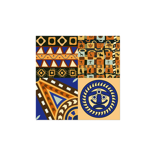 唐卡波西米亚仿古砖美式复古花砖阳台卫生间墙地砖文艺民族风混拼