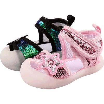 女宝宝夏季婴儿公主鞋软底防滑