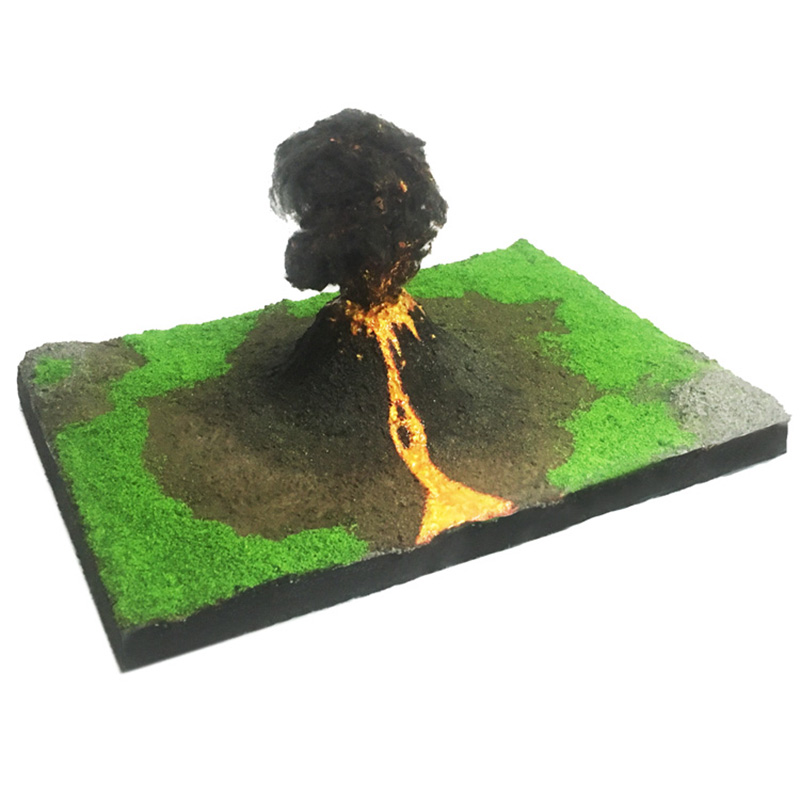 火山情景新手包手作模型情景包邮