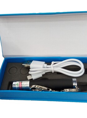 USB迷你充电款钥匙扣绿激光镭射灯沙盘售楼指引灯单点远射教鞭笔
