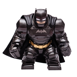 小小积木人DC正义联盟黑暗骑士蝙蝠侠重甲装备模型手办塑料玩偶