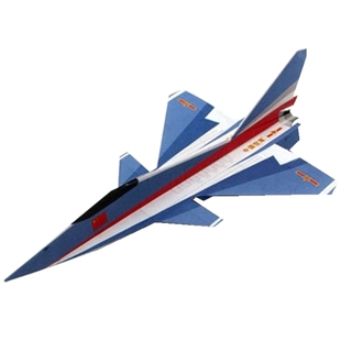 刘冬纸飞机仿真拼装歼10猛龙战斗机折纸书手工纸模型5架装包邮