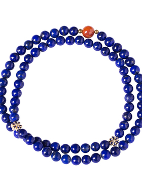 南红青金石民族风阿富汗多圈手串