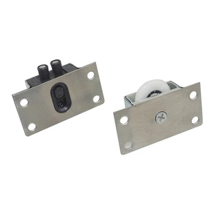 338不锈钢移门轮 家具趟门轮 推拉门滑轮 衣柜橱柜滑轮上下柜门轮