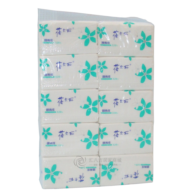 蓓尔丽团购400张30包加厚4层抽纸