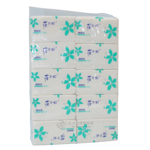 蓓尔丽30包原木浆4层软包抽式纸巾柔韧耐湿抽纸 400张团购庄B109