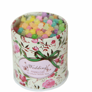 150g小铁罐装星星糖金平糖许愿瓶糖手工糖果花糖和风菓子砂糖包邮