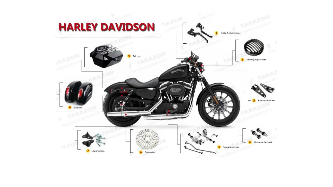 After Market Motorcycle Parts And Accessories  For Harley  