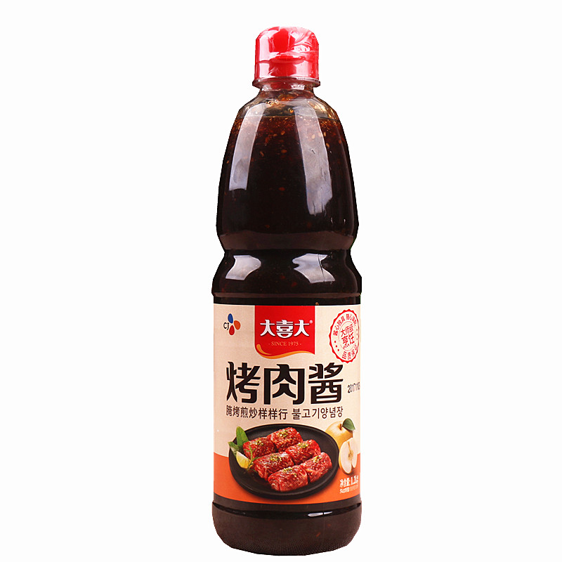 大喜大韩式烤肉酱1.2kg商用BBQ原味烤烧酱蘸料腌制酱韩国烤肉蘸汁