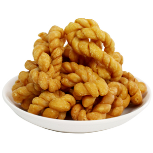 担下翁宿松特产咸香味小麻花特色风味街头小吃休闲零食两罐装包邮