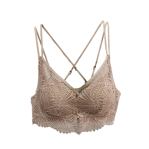 绑带美胸美背文胸内衣夏季薄款聚拢无钢圈胸罩女套装调整型收副乳