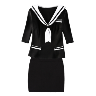 夜店KTV公主服连衣裙 女主播演出服会所工作服桑拿洗浴SPA技师服