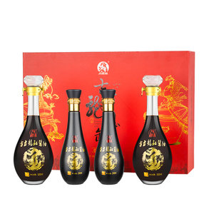巧媳妇龙缸手工酱油凤缸醋礼盒装2瓶500ml2瓶248ml山泉水酱油