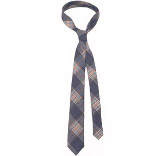 HOW 韩版 休闲 时尚 复古 格子 男女 酷炫 韩版 经典 领带