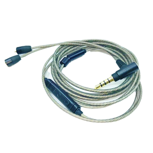 新款中国大陆宝华C5铜镀银带mmcx接头带麦音控通用成品耳机升级线