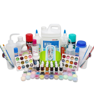 做水晶泥手工制作 全套slime史莱姆材料套装泡沫洗手液硼砂棉花泥