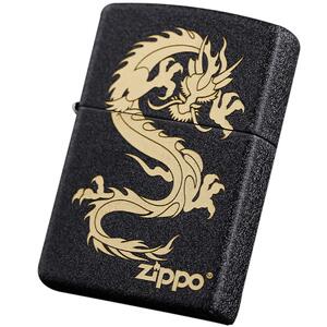 官方打火机Zippo正版防风煤油收藏版黑裂漆236定制刻字男士送礼zp
