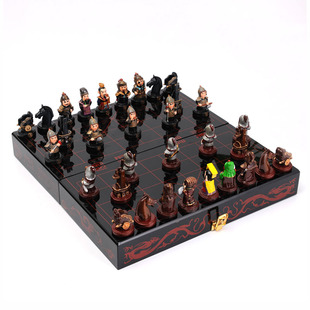 创意中国象棋折叠立体三国人物装饰摆件特色送外国人礼物老外礼品
