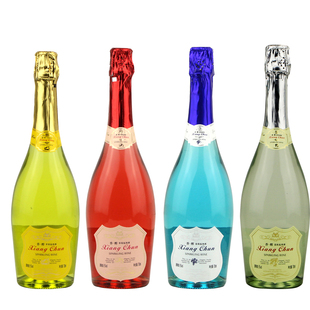 香醇网红750ml苹果草莓起泡酒女低度甜酒果酒婚礼约会聚餐气泡酒