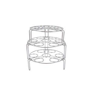 蒸架不锈钢鸡蛋蒸架子家用圆形多功能迷你高脚蒸包子架适合电饭锅