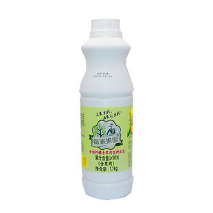 美家每家果园金桔柠檬汁果酱浆浓浆浓缩果汁果肉 奶茶店专用1.1kg