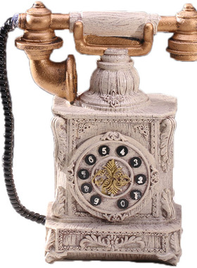 复古怀旧风树脂咖啡厅酒吧电话机