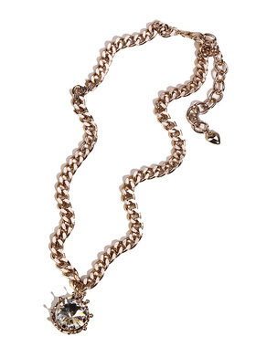 欧美风复古夸张大牌金属女项链