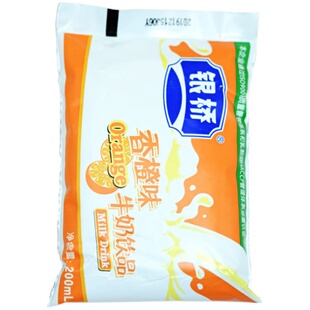 【日期持续更新】银桥酸奶生牛乳学生早餐奶百利包200ml*16袋/箱
