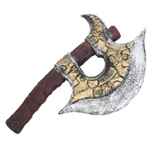 cos万圣节鬼武器恐怖鬼屋道具恶魔流星锤切肉刀大斧头尖刀带刺