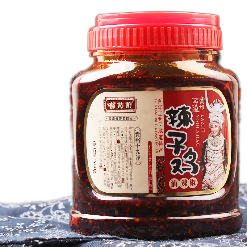 辣椒拌饭瓶装贵州辣椒酱苗姑娘