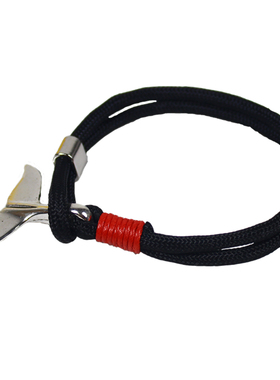 伞绳银色尾巴礼物情侣手环