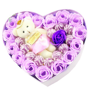 11颗阿尔卑斯棒棒糖果心形礼盒送女男女生情人节礼品毕业生日礼物