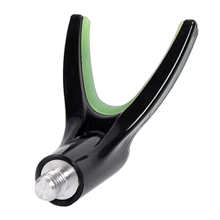 支架头前叉前丫钓鱼用品渔具垂钓架竿鱼竿炮台支架配件防滑羊角头