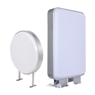 铁艺灯箱LED广告牌门头侧招圆形双面悬挂发光亚克力广告招牌吸塑