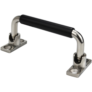 折叠拉手 可活动设备提手 304/316不锈钢 带胶套加高型把手XAN01