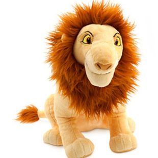 狮子王The Lion King成年辛巴simba木法沙毛绒公仔玩偶儿童洋娃娃