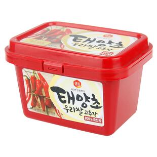 韩式辣酱 膳府太阳草辣椒酱500g韩国调味酱辣酱中辣拌饭炒年糕酱