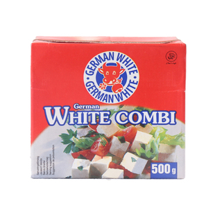 德国地中海式红盒发达白奶酪500g做蛋糕披萨面包用的飞达芝士原料