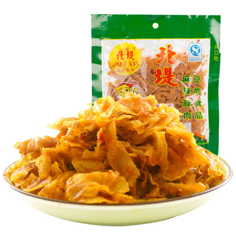 麻辣肉北堤豆腐皮湖南常德豆制品